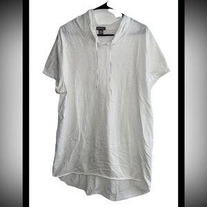 H&M Divided Men’s Short Sleeve Long Fit With Hood LG